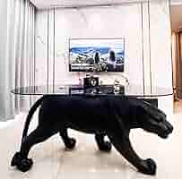 店舗向き☆moooi☆ガラステーブル☆豹☆レオパード 店舗向き☆moooi☆ガラステーブル☆豹☆レオパード 机・テーブル